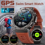 DM58 Smart Watch Military GPS Amoled Compass SmartWatch Altimeter 5ATM Waterproof Sport Smartwatch F
