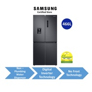 Samsung 466L Twin Cooling Plus™ Multi Door Fridge RF48A4010B4/SS with Non Plumbing Water Dispenser