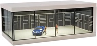 1:64 Scale Diorama Display Case a specialized parking lot or showroom scene