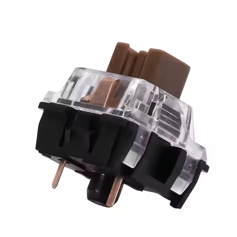 TTC Silent Brown Switch 3-Pin POM Mute Tactile PC RGB Material Factory Lubrication Games Mechanical 