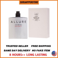 Tester Allure Homme Sport Chanel for men EDT 100ml