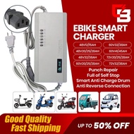 Smart Ebike Charger 48V20AV 60V 72V Battery  Charger Applicable for Romai, Nwow, Kenwei