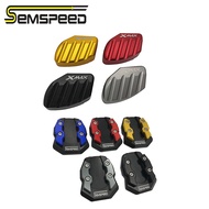 【SEMSPEED】For Yamaha XMAX 300 XMAX250 XMAX400 XMAX125 2017-2023 Foot Stand Enlarger Extension Kickstand Plate Pad Foot Kick Side Stand Enlarger Pad Plate Protector