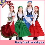 MYLITTLELASS Children's Costume Village Girl Style Cosplay Clothes Farm & Festival Germany 4-12 year