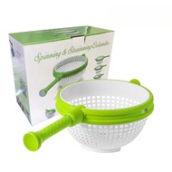 New Salad Spinner Salad Rotary Driller Kitchen Vegetable Cleaner Centrifugal Dripping Basket