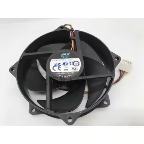 New CPU Cooler Fan for FA09025H12LPB 12V 0.36A 9.2CM 4-wire Cooling Fan