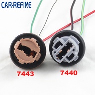 2pcs T20 7440 7443 LED Bulb Holder LED Socket Adapter Connector LED Parking Side Light Lamp Wiring H