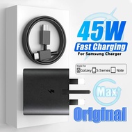 [Samsung] PD45W Super Fast Charging Adapter + Type-C Cable Compatible with Samsung S25 S24 S22 S23 U