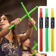 1 Pair Nylon Stick CARDIO Fit Nylon Drumsticks Nylon Drum Sticks For Drum Set Pound Fit Stick Origin