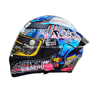 Nón Fullface ROYAL M138B 1 Kính Lên Tem PoKeMon