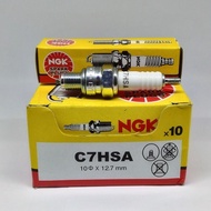 Spark Plug NGK C7HSA supra, Jupiter, Mio lama, Mio j, Mio M3, Mio soul, grand, smash