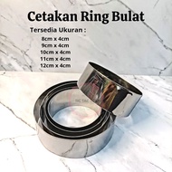 Round Ring Cake Mold|Viral Cake Ring Cutter Size 8x4, 9x4, 10x4, 11x4, 12x4