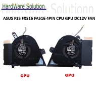 ASUS F15 FX516 FA516 4PIN 13NR0760P01011 CPU 13NR0760P02011 GPU FAN DV12V