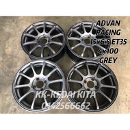 USED RIM ADVAN RACING 15 INCHI