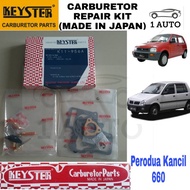 [MADE IN JAPAN] KEYSTER CARBURETOR REPAIR KIT PERODUA KANCIL 660 /850 EF-CL