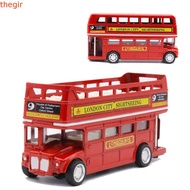 THEGIRL8B Bus Car Model, Diecast Simulation Travel Bus Model, Car Decor Vintage 1:64 British Europe 