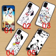 Black Soft Case Compatible for OPPO Reno 4 5F 5 4Z 4F 5Z 5K SE Plus Pro Lite 101 Dalmatians
