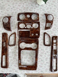 คอนโซล หน้าปัด ลายไม้ รถยนต์ สำหรับ Isuzu D Max 07 A/T และ M/T 2 ประตู พร้อมกาว 2 หน้า