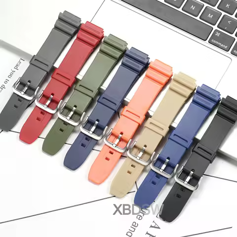 18mm Replacement Watch Strap For Casio F108WH F105W W800H AE1200WH AE1300WH W735H W218H Men Waterpro