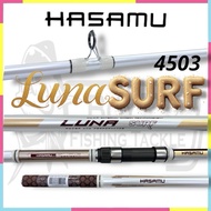 HASAMU LUNA 4503 SURF ROD CASTING ROD 15FT ROD PANTAI JORAN PANTAI FISHING ROD SPINNING