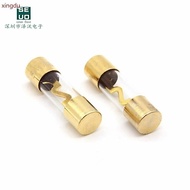AUG10 * 38 glass car audio fuse tube gold-plated with 5AG32V10A15A60A50A70A80A100A