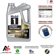 120766 Mobil 1™ Extended Performance SAE 5W30 fully synthetic engine oil (4.73 liter) protects for 2