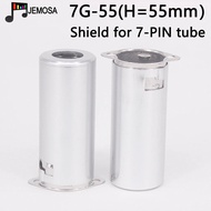 10PCS Full Aluminum Tube Socket Shielding Cover For 6Z4 6AU4 EF94 6BH6 6A2 6K4 6J5 7-Pin Electronic 
