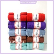 BATH TOWEL 70CM * 140CM OR 100CM & 150CM MICROFIBER TOWEL SET TUALA MANDI SERAP AIR LEMBUT !!