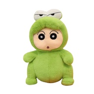 Green Crocodile Crayon Shin-chan Plush Toy Fluffy Collection Crayon Shin-chan Plush Pillow Cute Soft