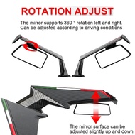 For Honda CBR650R CBR1000RR For CFMOTO NK250 NK400 Universal Motorcycle Fairing Side Winglet With Mi