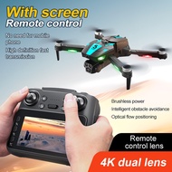 M5s Drone 4.3 Ich Screen Drone with Camera Dual,4K HD FPV,Obstacle Avoidance,Drone Brushless Motor