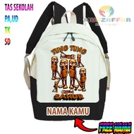 Children's BACKPACK TUNG TUNG SAHUR ANOMALI TUNG TUNG SAHUR BACKPACK