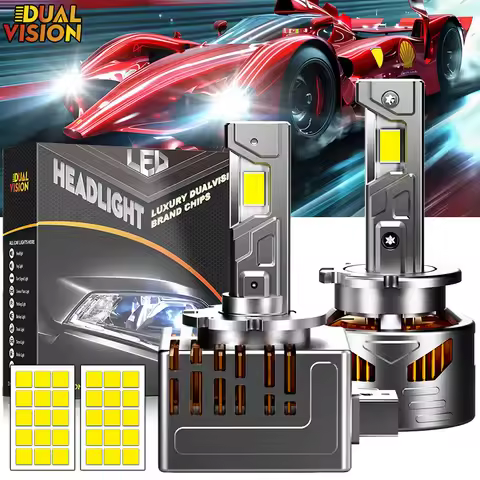 Dualvision D3S D1S LED Car Headlight Bulbs Canbus D4S D2S D1R D4R D2R D3R D4R Led Lights 6000K Super