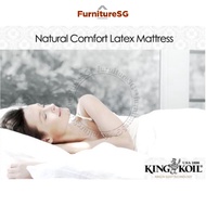 (Clearance) King Koil Natural Comfort Latex Mattress - 1pc Queen 4"