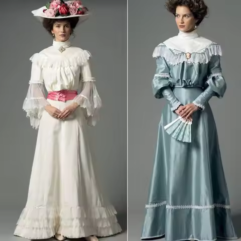 1900s Dress Vintage Victorian Edwardian Walking Suit Lace Belle Epoque Wedding Dress Edwardian Duche