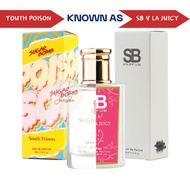 SB V LA JUICY KNOWN AS YOUTH POISON SUGARBOMB PERFUME FOR MEN WOMEN 30ML SPRAY