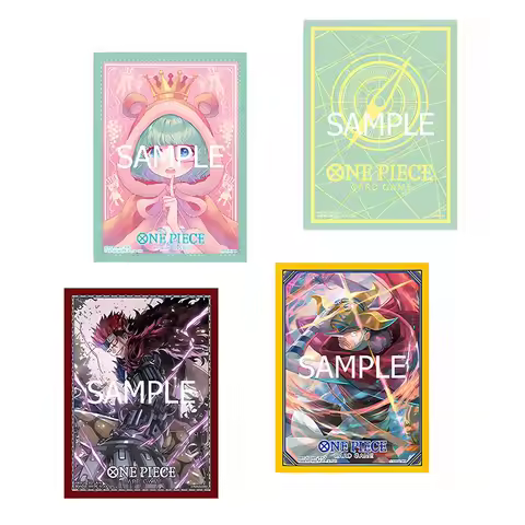BANDAI 70Pcs/Set 66*92mm Anime One Piece OPCG Game Ver.09 Card Sleeve Usopp Sugar Eustass Kid Hobbie