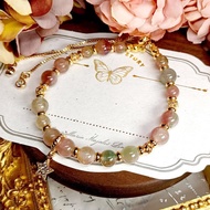 【訂製款 06】西瓜碧璽  | 同人水晶 DIY設計手鏈