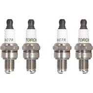 4PK TORCH AC7R Spark Plug Replace for Husqvarna 581362301, for NGK 3066/CMR7H,for Champion 965/RZ7C 