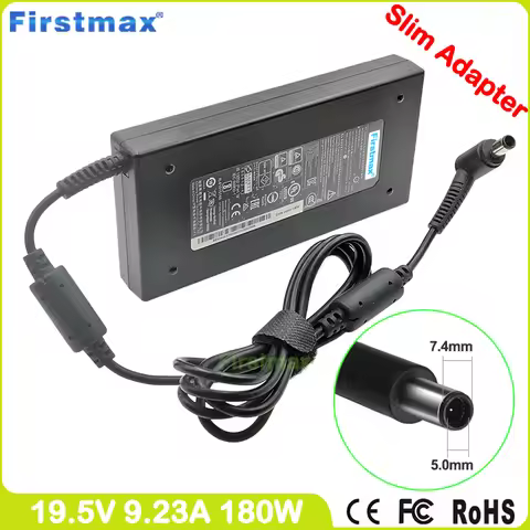 Laptop Adapter 180W 19.5V 9.23A ADP-180MB K AC Charger for MSI GE75 Raider 8RE 8SE 9SC 9SE MS-17E1 M