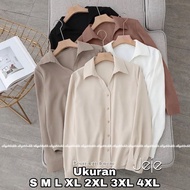 KEMEJA Premium Series JEJE Big Size Blouse Size S M L XL 2XL 3XL 4XL XXL XXXL XXXXL 2L 3L 4L 5L Jumb