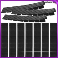 20 Pcs Table Legs Chair Pads Furniture Levelers For Uneven Floors 10.00X2.00X0.70CM Black PP  yuanha