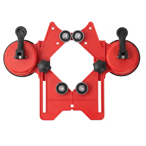 Drill Bit Hole Saw Guide, 4-83mm Portable Glass Tiles Drill Guide Adjustable Hole Locator Holder for