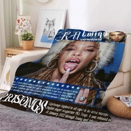 FKA twigs Inspired Soft Warm Blanket for Sofa Bed Office Travel Camping Relaxation Reading Sleep Com