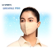 U2SPORTS-Lifestyle Pro หน้ากากผ้ากันแดดแบบมีรูที่จมูกและปาก เสริมโครง unisex