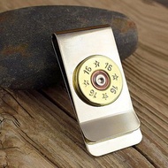 Bullet Designs 16口徑散彈槍子彈 金屬鈔票夾 / 紙鈔夾 錢夾卡夾