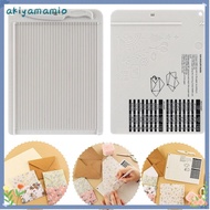 AKIYAMAMIO Craft Paper Cutter, DIY Box Letter Plastic Paper Trimmer Scoring Board, Multi-purpose wit