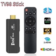 TV98 Android 7.1 RK3228A HD 4K 3D 4G 5G WiFi Dual Support 2GB 16GB Iptv Smart TV Device C6QT