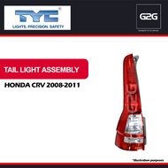 Tail Light Assembly TYC Honda CRV 2008-2011