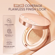 Skintific Cover All Perfect Cushion Foundation 11g – Medium to High Coverage Cushion Pact, Dewy Fini